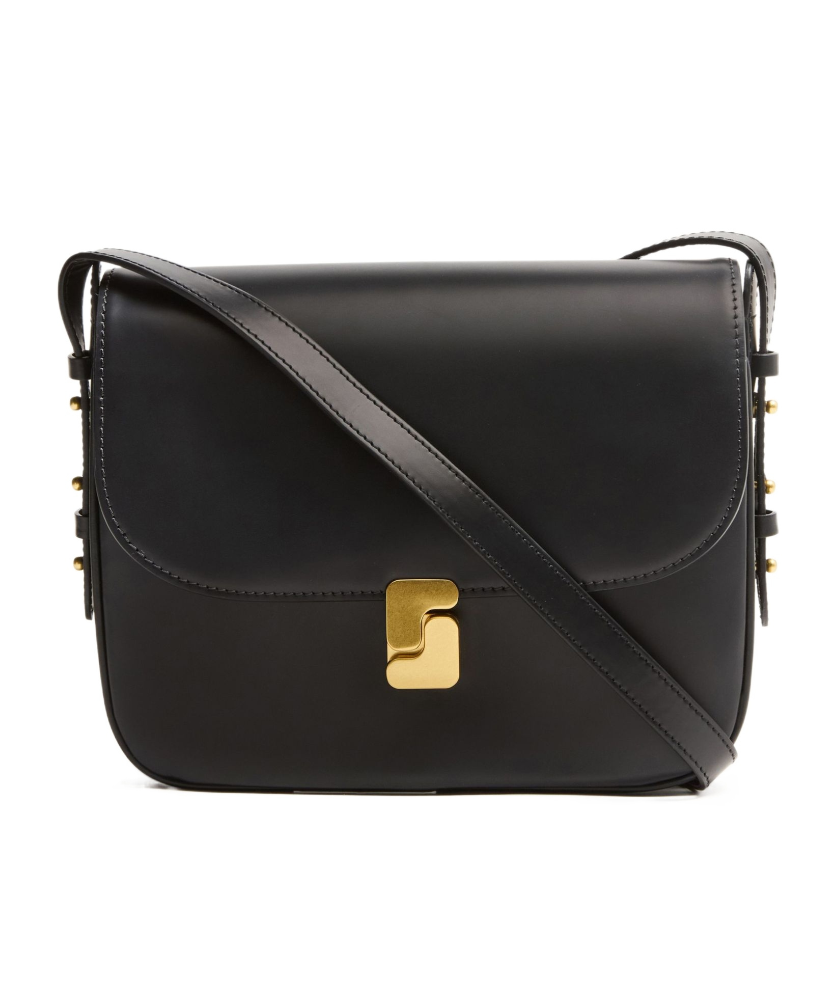 Soeur Flap Shoulder Bag In Black
