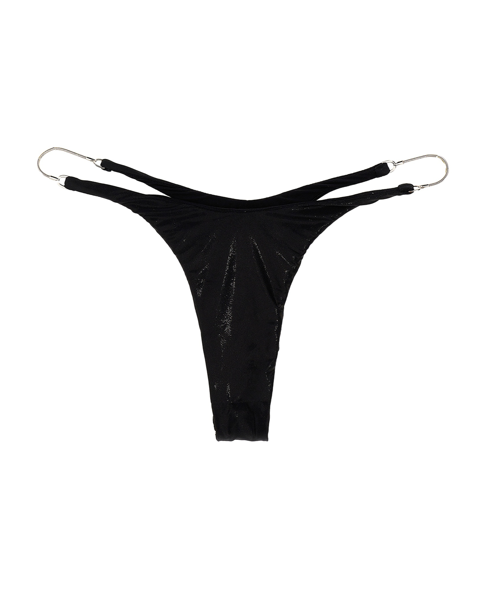 Mugler Star Bikini Bottom In Black