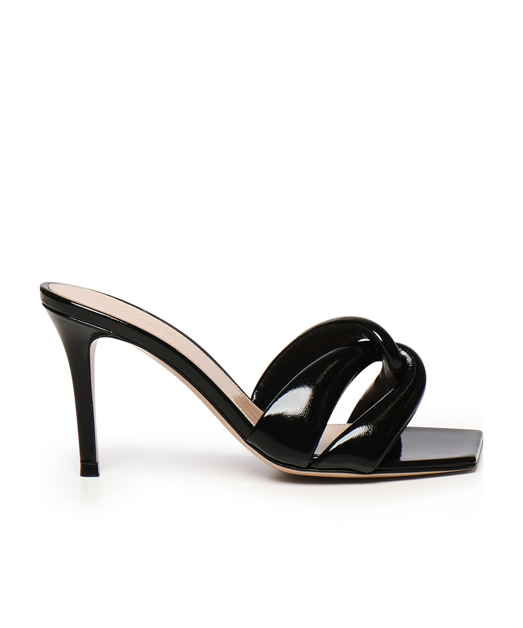 Gianvito Rossi Amour 85 Nappa Leather Mules In Black