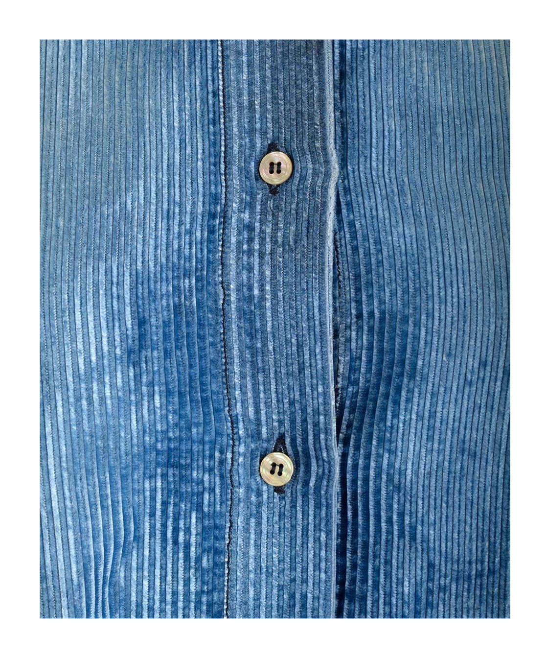 Shop Forte Forte Velvet Denim Overshirt