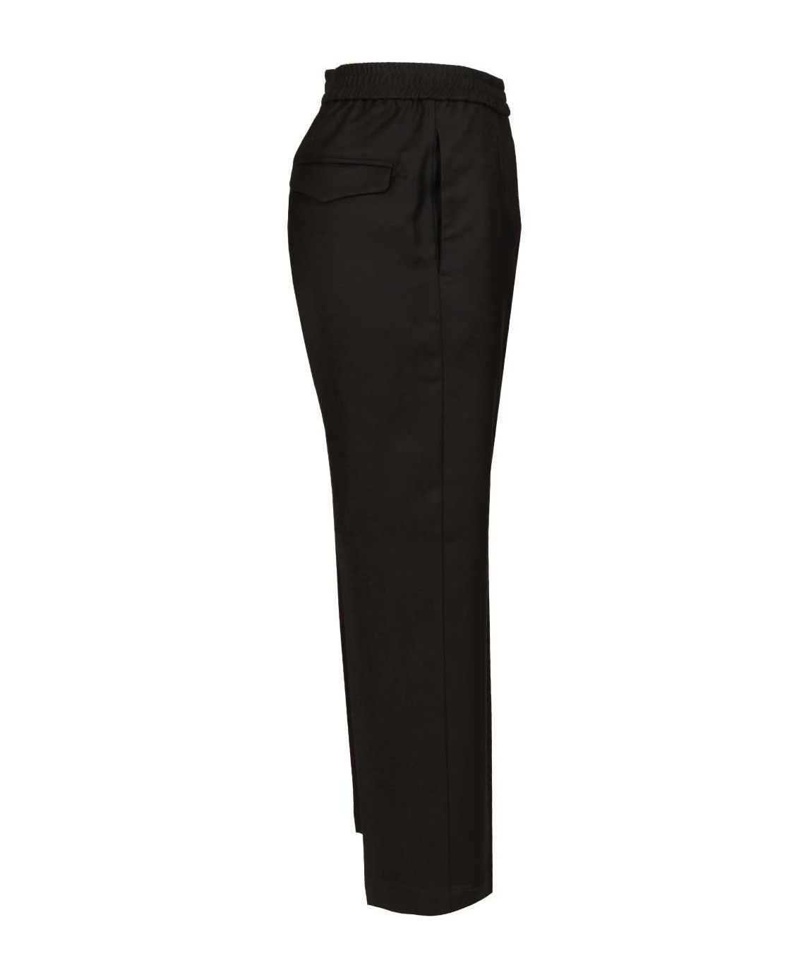 Barena Venezia Stretch Waist Casual Pants In Black