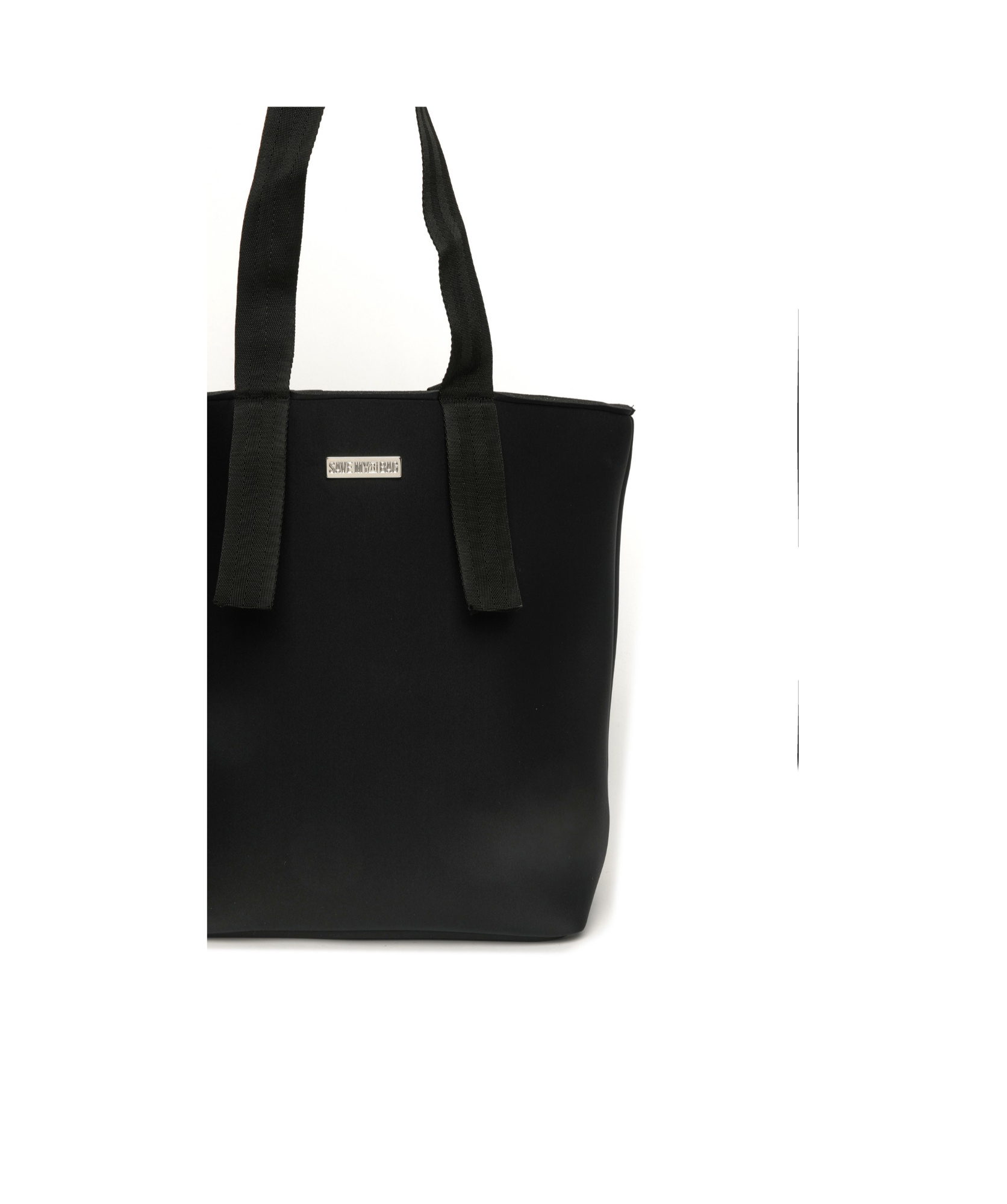 Save My Bag Top Zipper Handbag In Black