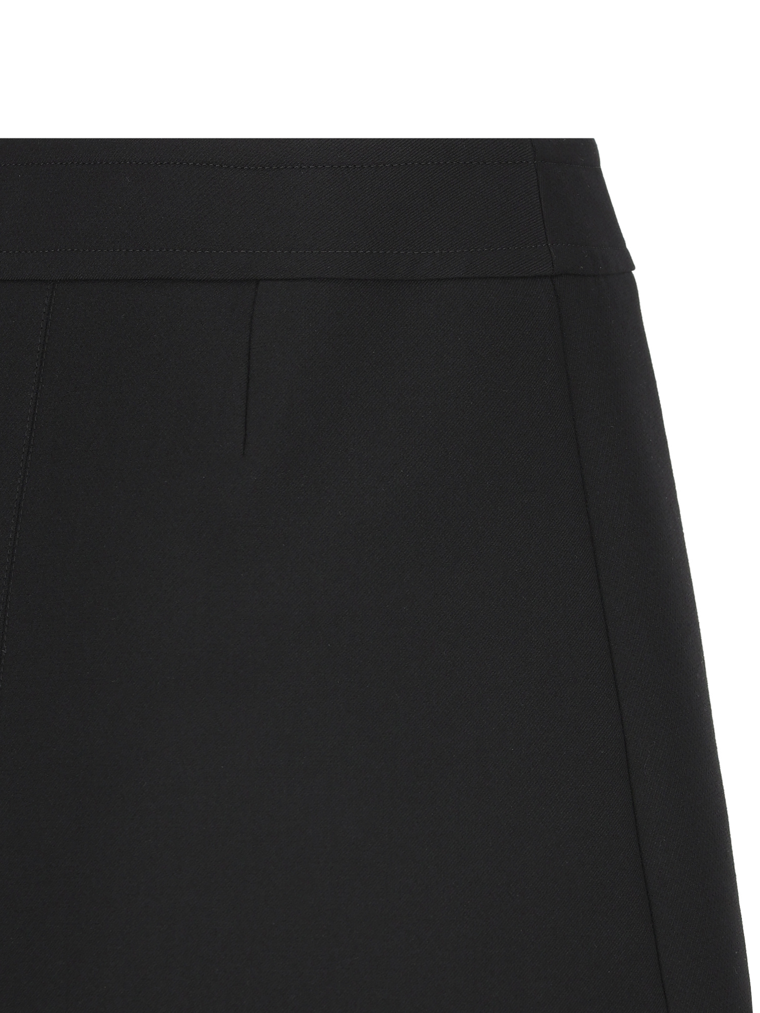 Celine Double-sided Trapezoidal Skirt In Black
