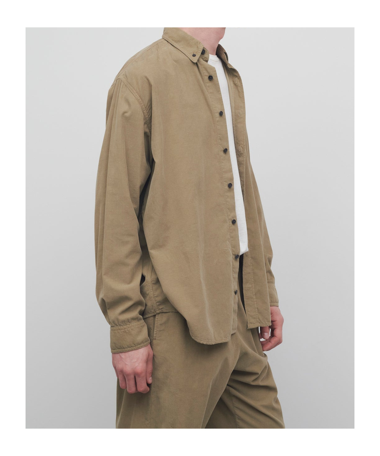 The Row Ruskin S Corduroy Shirt In Brown