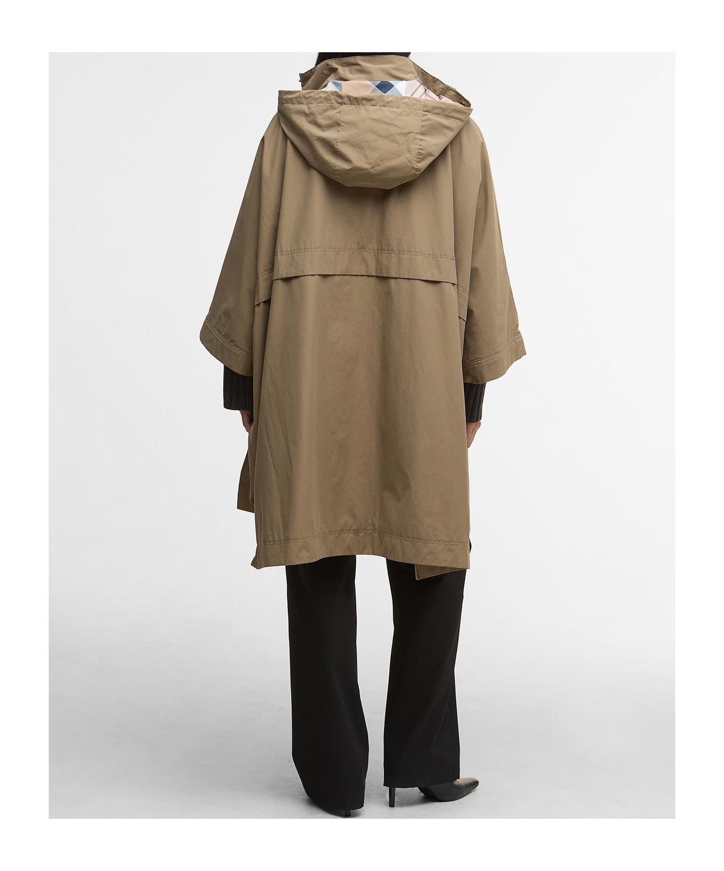 Barbour Everlee Showerproof Cape In Brown
