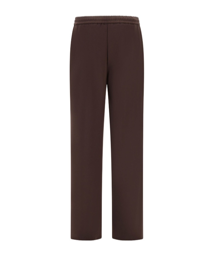 Herno Drawstring Straight Leg Trousers In Brown