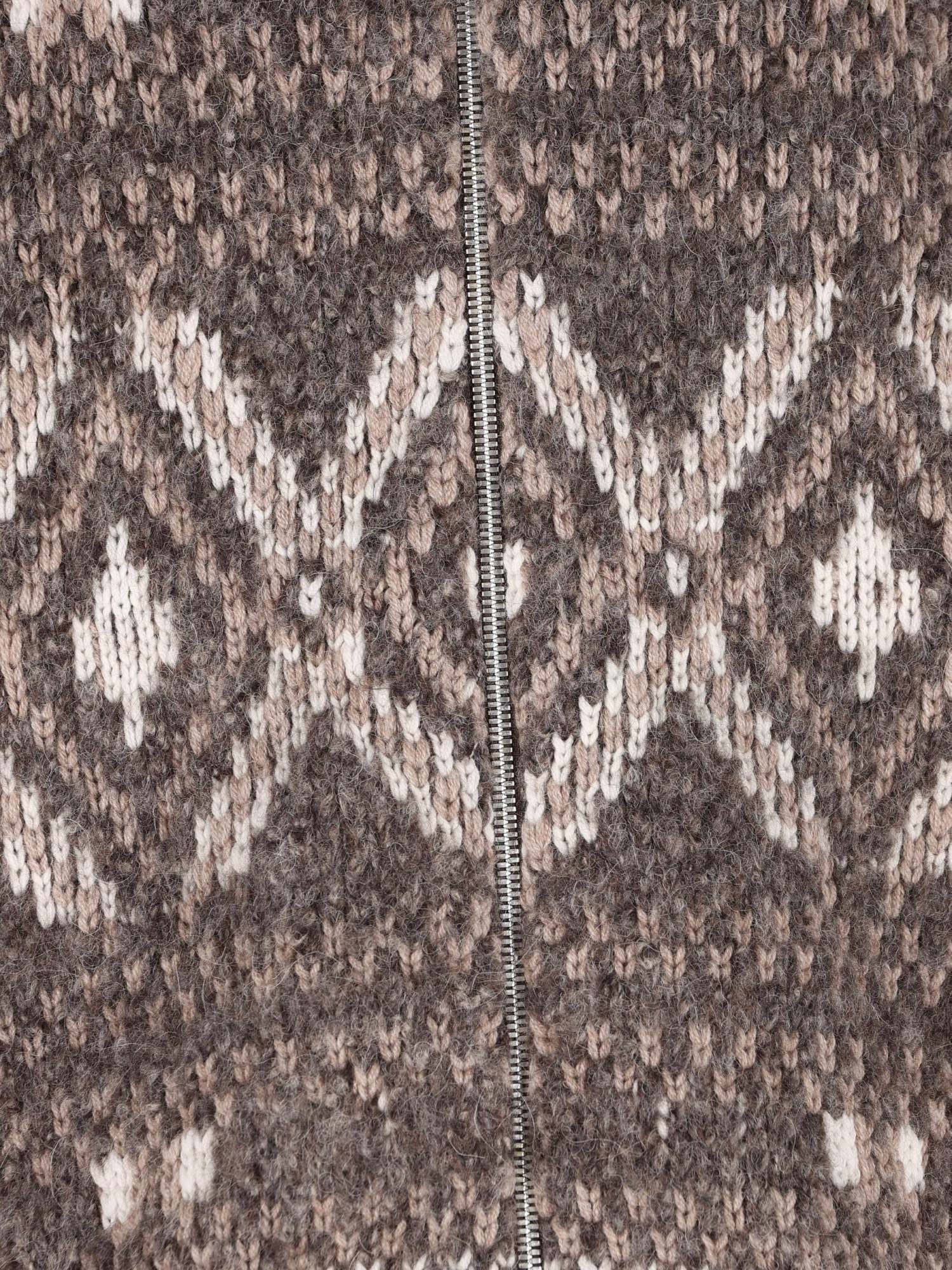 Brunello Cucinelli Long Sleeve Cardigan In Brown