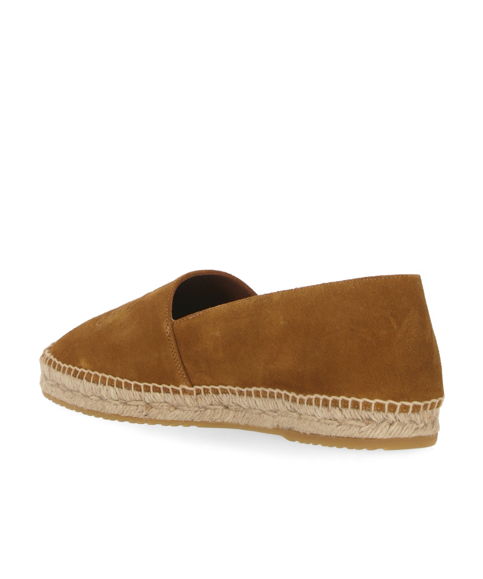 Celine Taillat Triomphe Suede Espadrilles Men In Brown