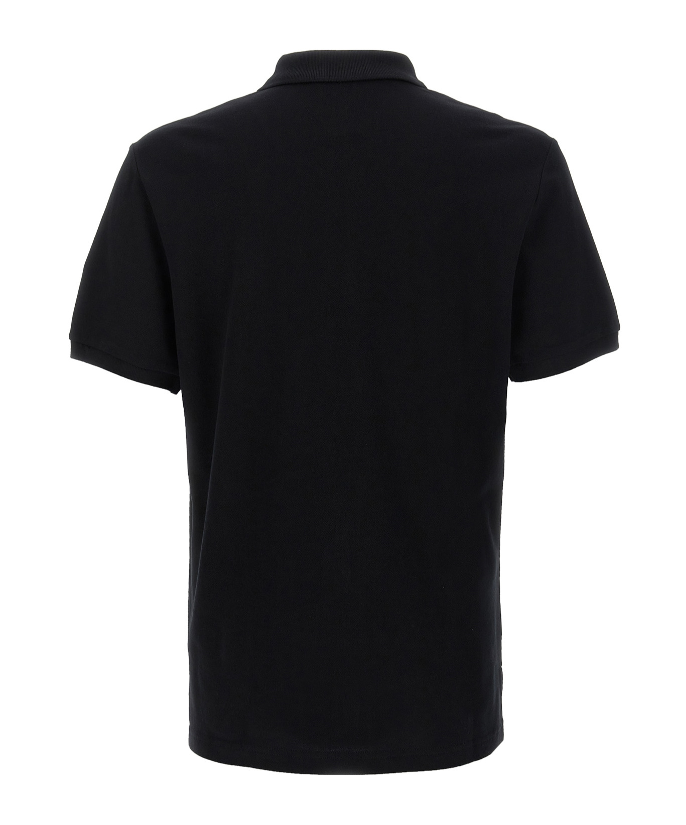 Moschino Short-sleeved Polo Shirt In Black
