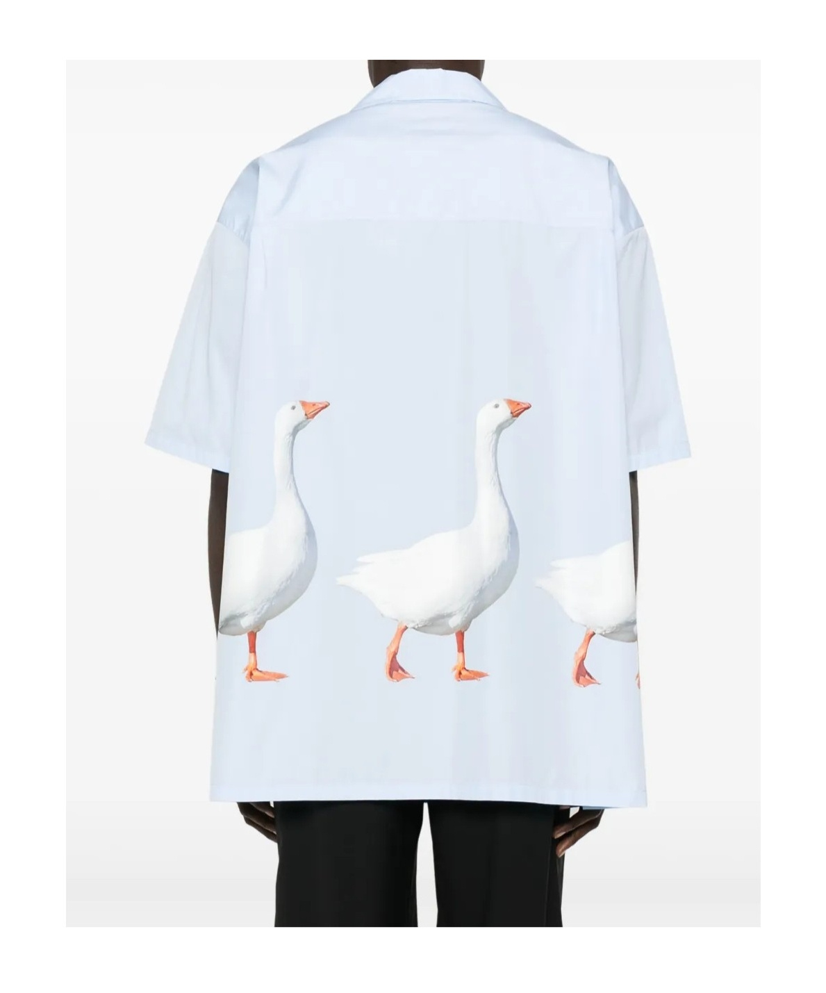 Moschino Short-sleeved Shirt In Blue