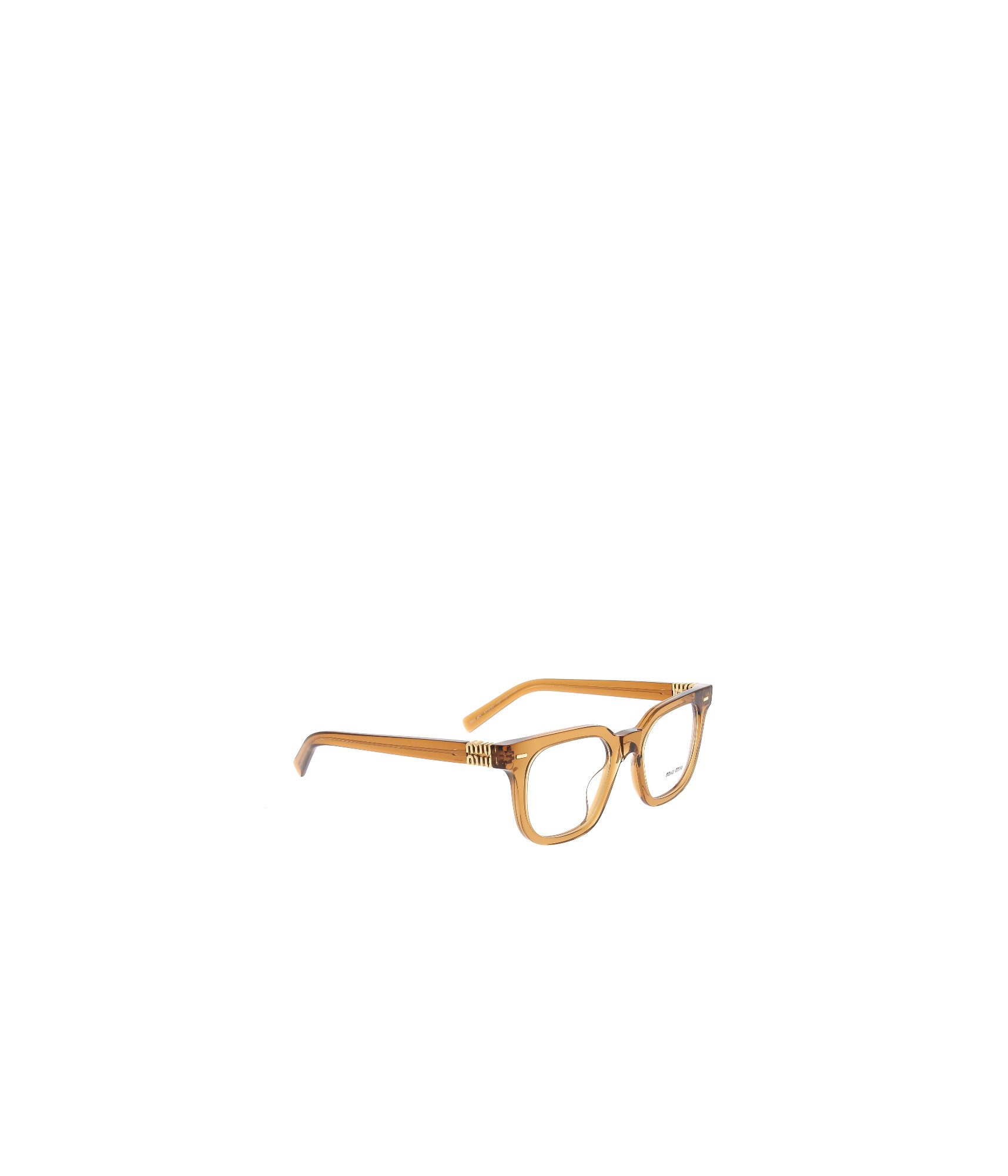 Miu Miu Full-frame Flat Mirror In Yellow