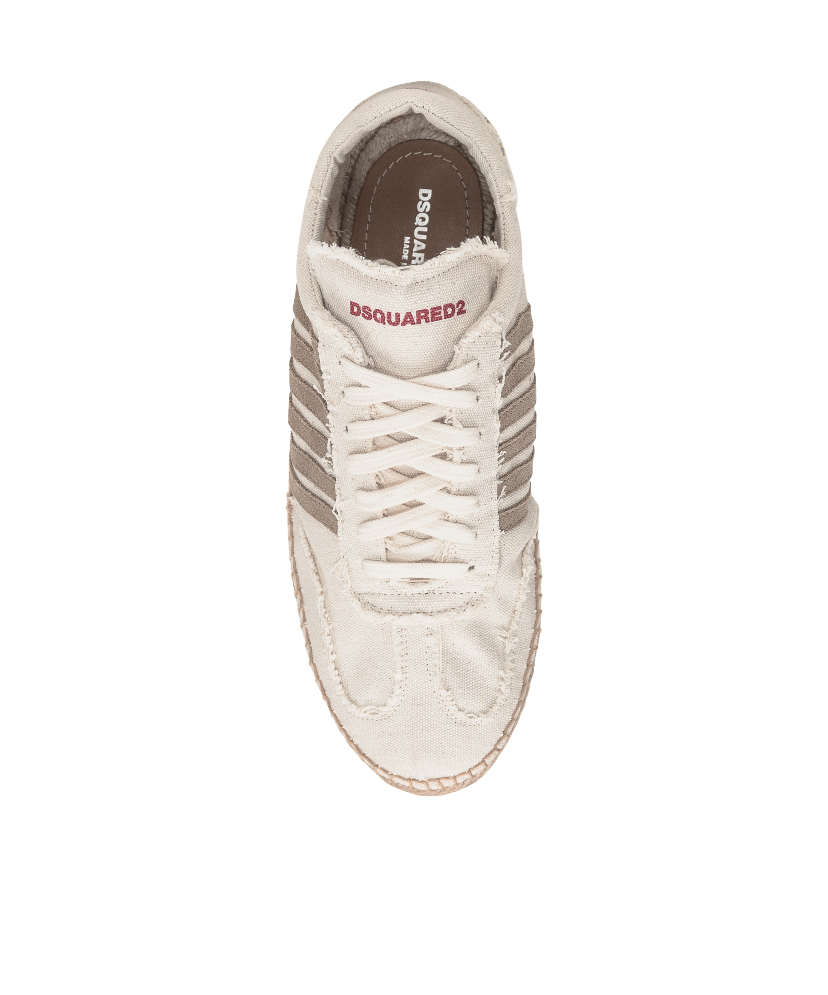 Dsquared2 Laced Sneakers In Nude