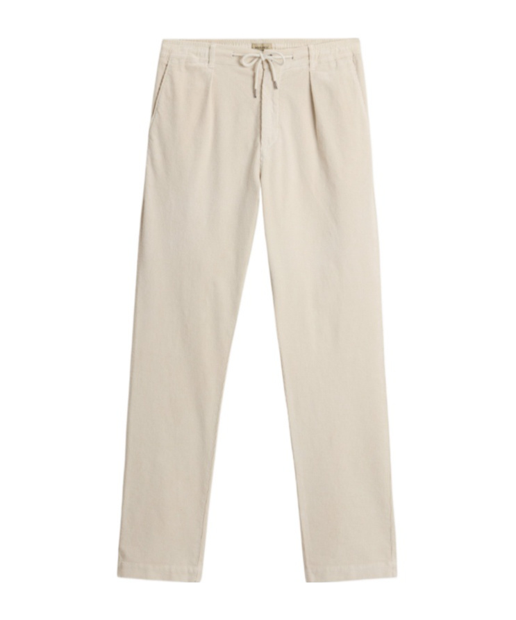 Woolrich Pleated Drawstring Trousers In Brown