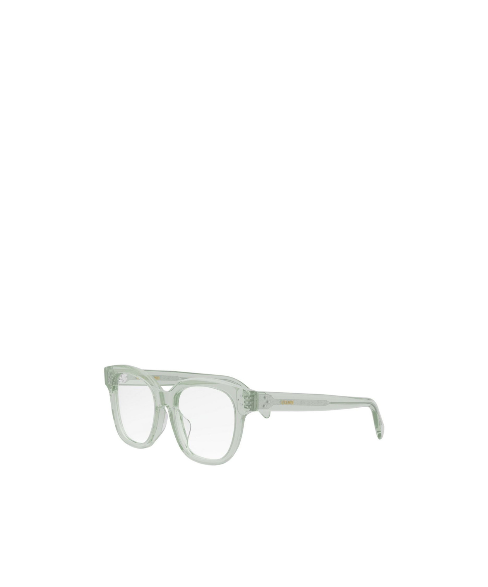Celine Logo Flat Mirror In White