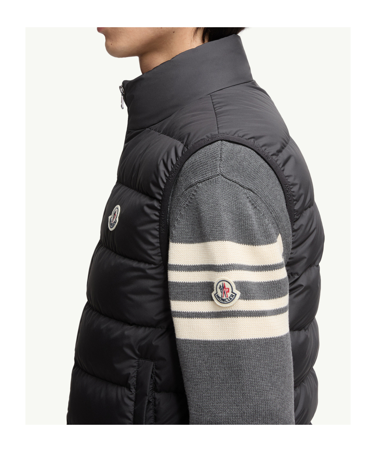 Shop Moncler Sleeveless Down Vest