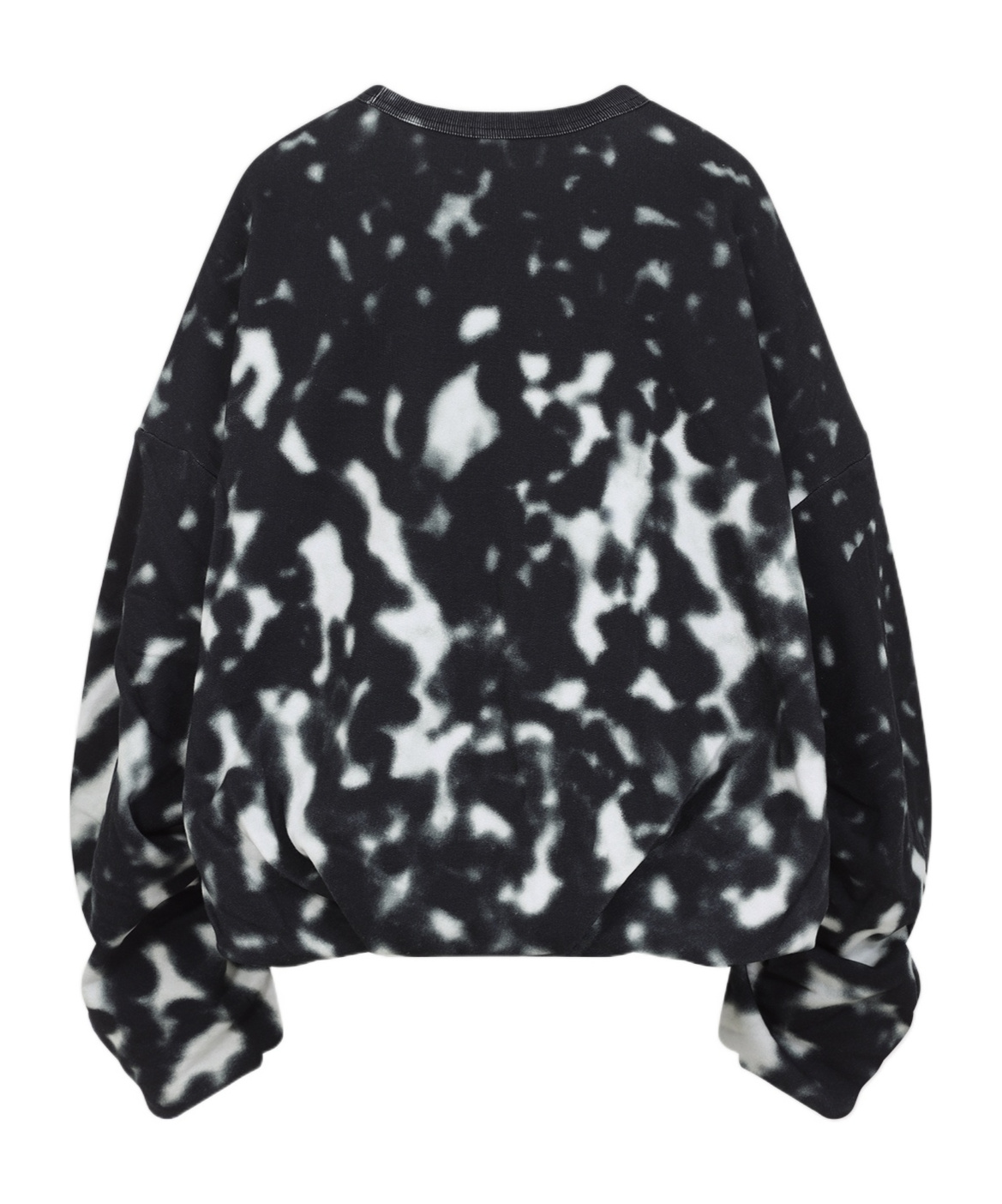 Shop Dries Van Noten Draped Sweatshirt In Black