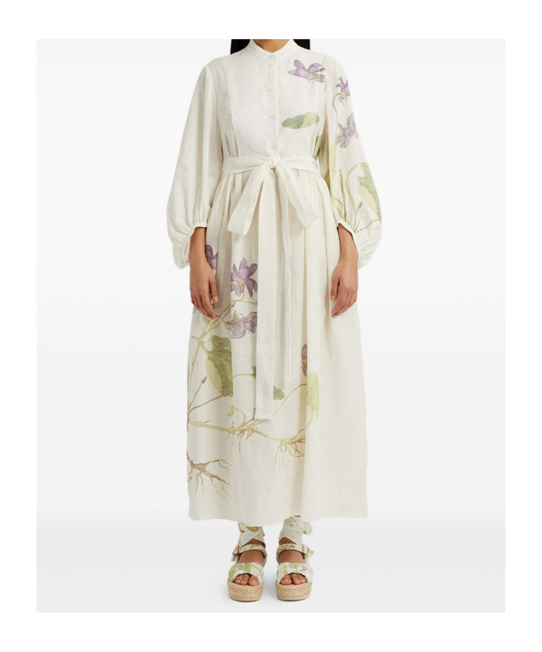 ERDEM LONG SLEEVE DRESS