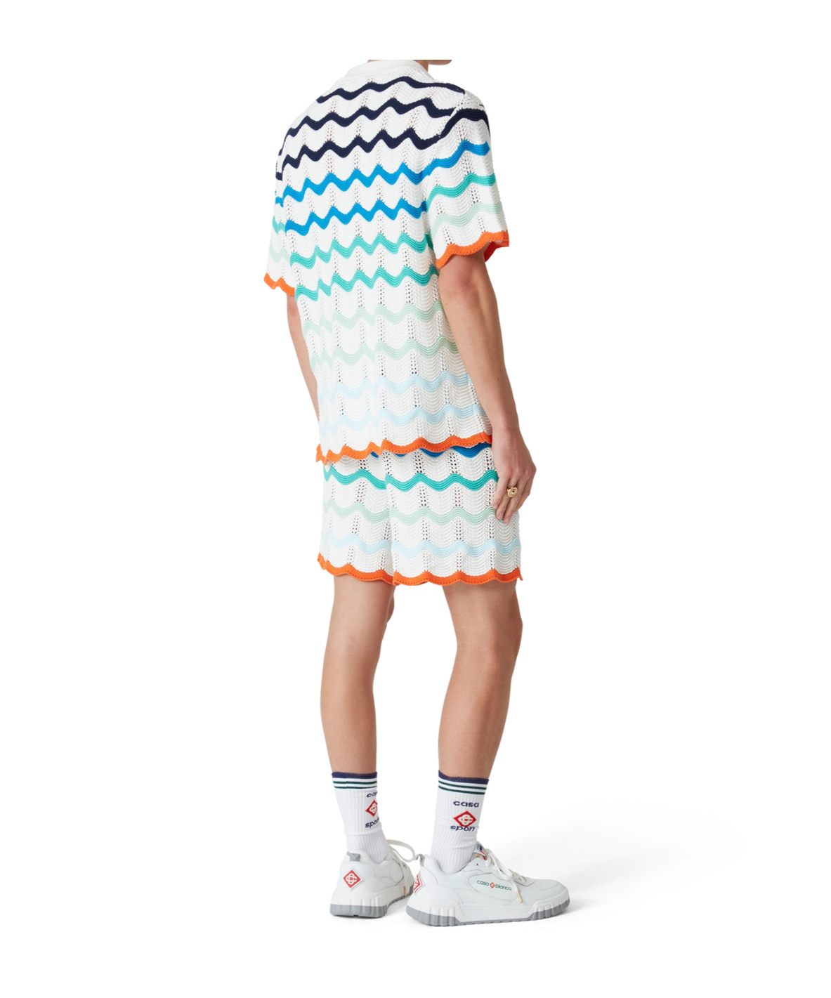 Casablanca Wave Shirt In White