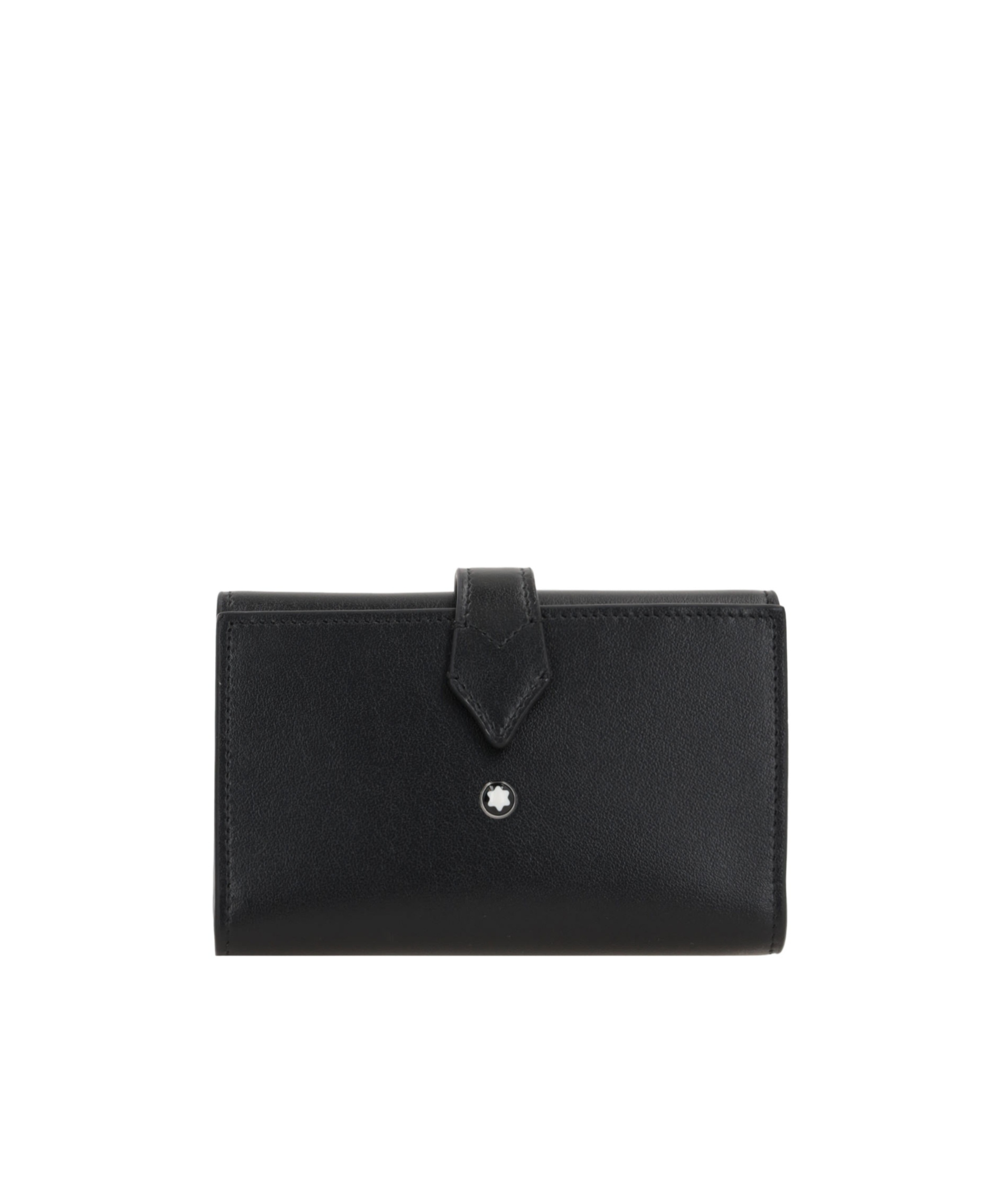 Montblanc Logo Plaque Wallet In Black