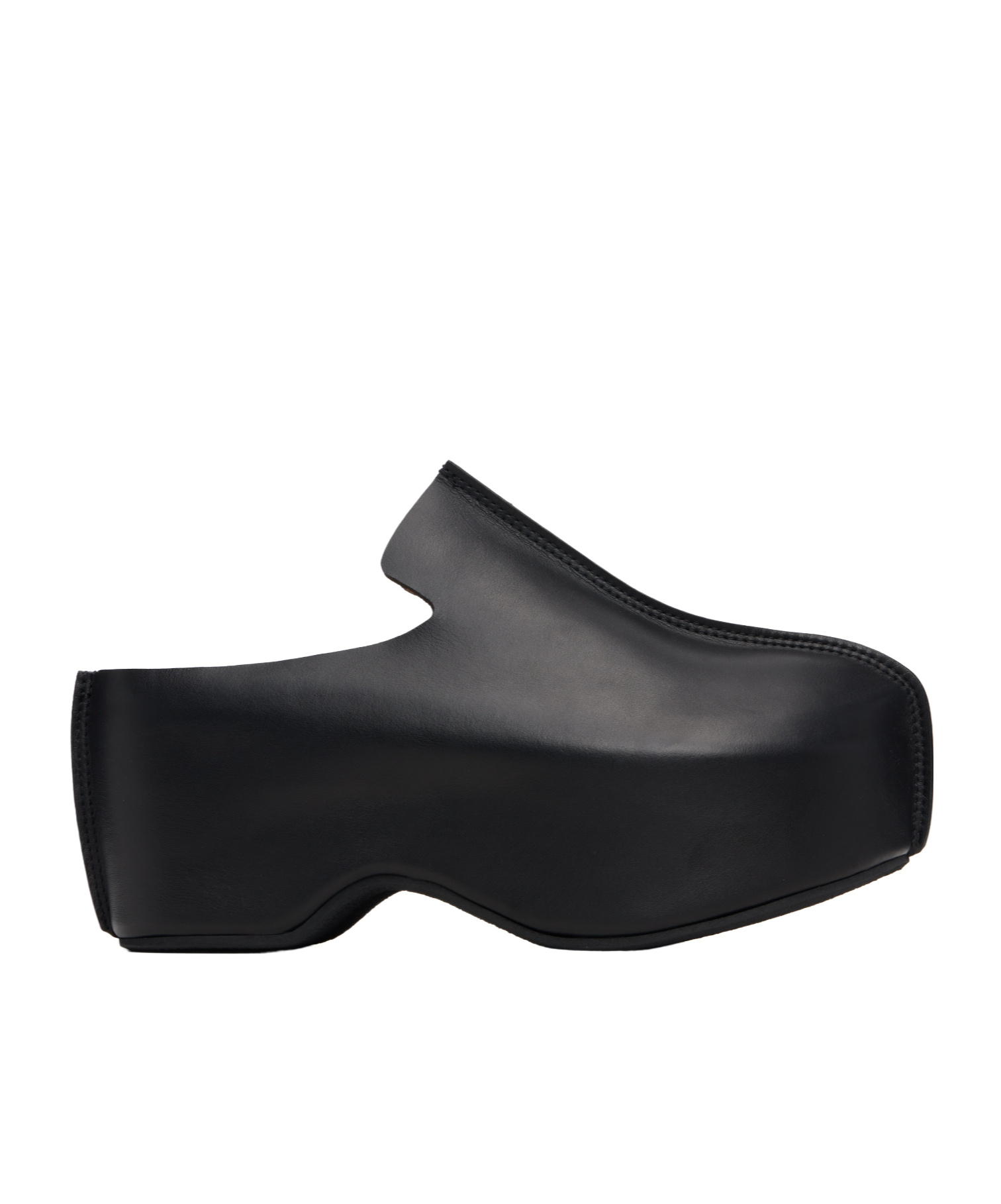 Jw Anderson Platform Mules In Black