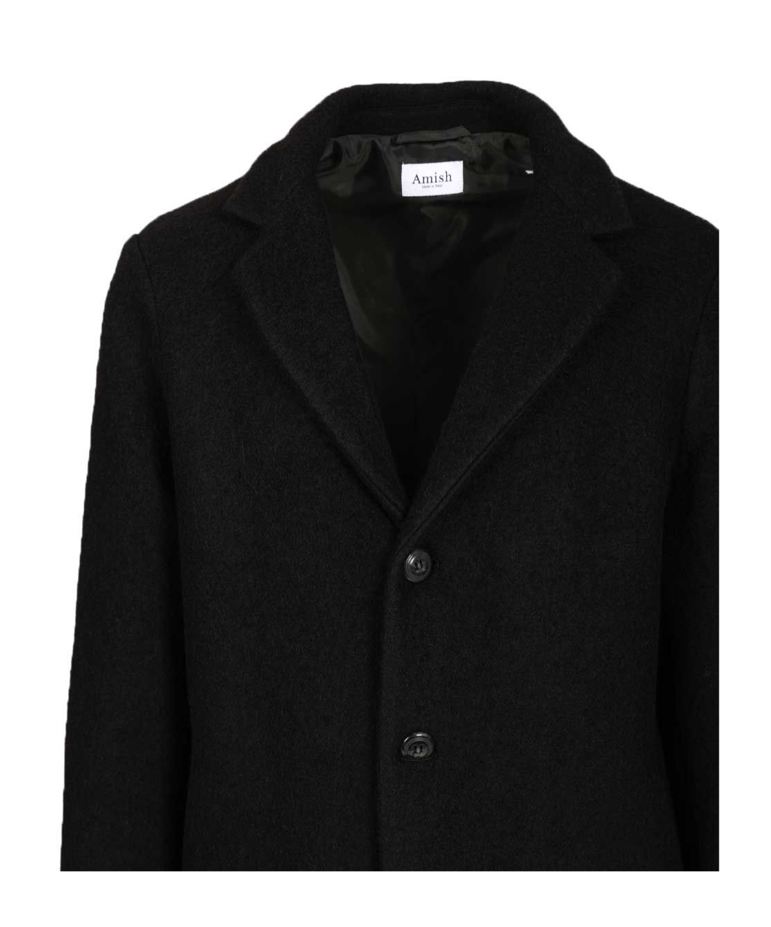 Amish Oversized Wool Blend Coat Coats Black In Black