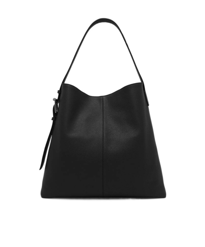 Alexander Mcqueen T-bar Sling Shopper Bag In Black