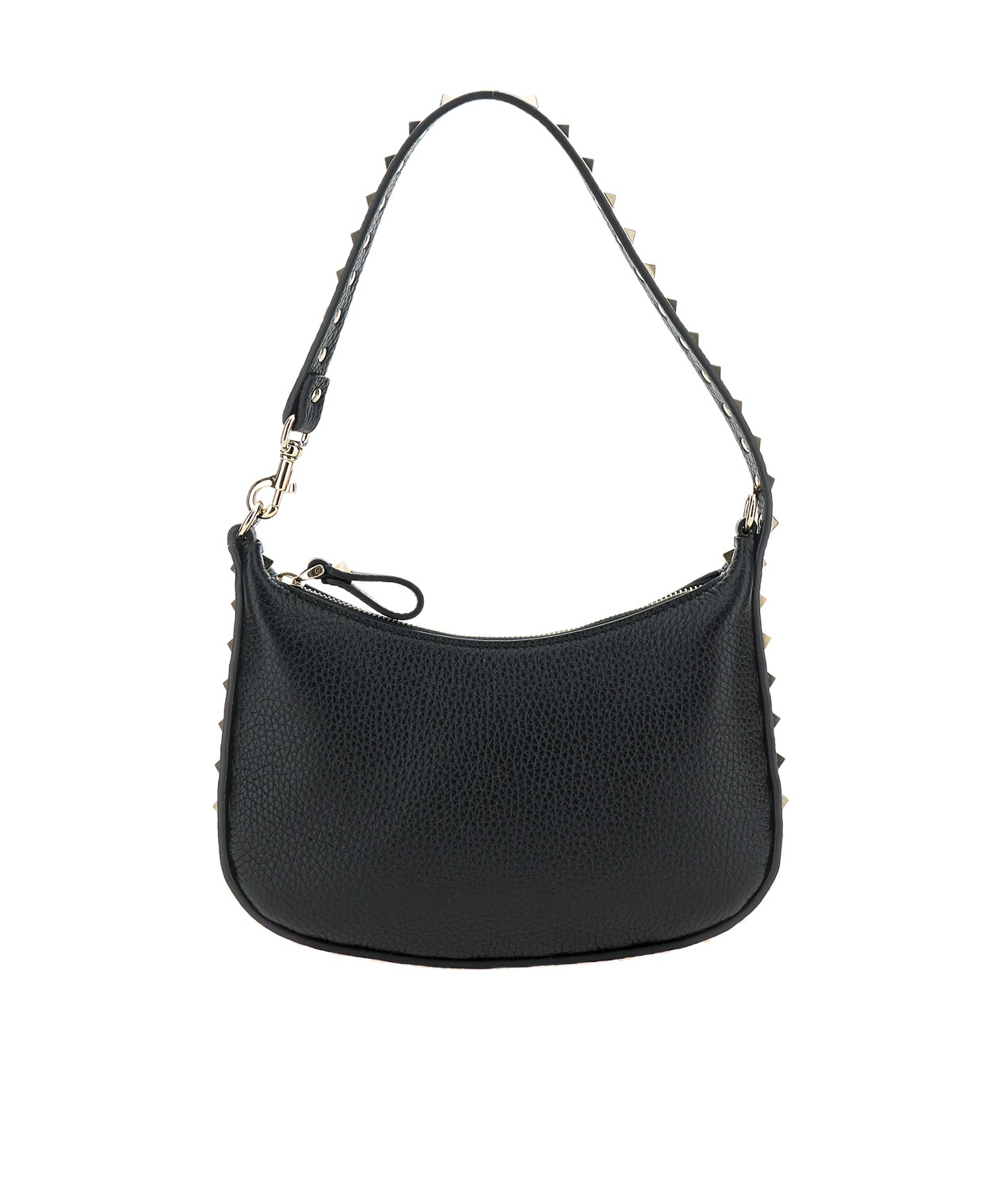Valentino Mini Rockstud Shoulder Bag In Black