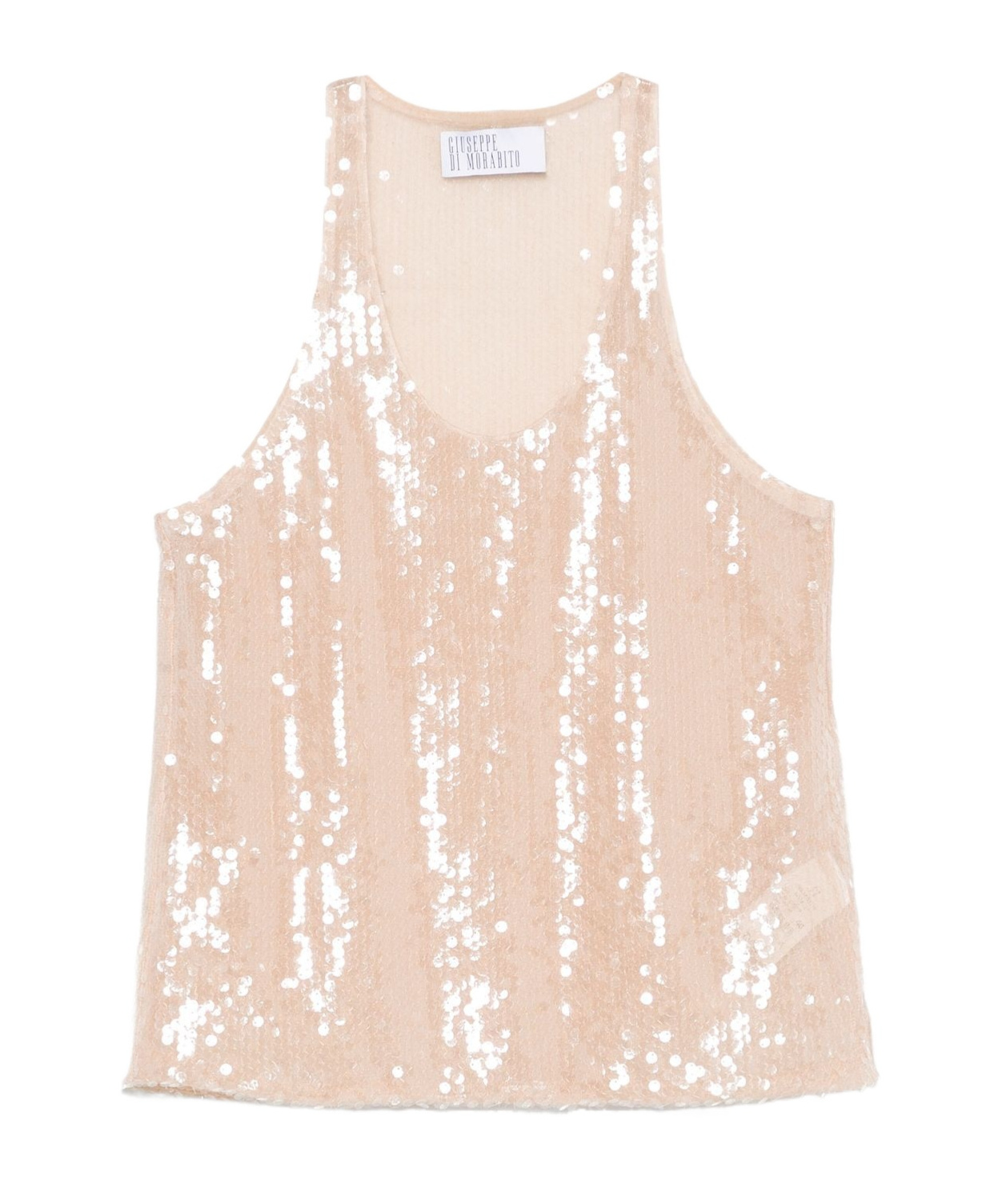 Giuseppe Di Morabito Scoop Neck Tank Top In Nude