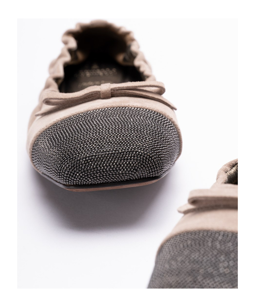 Brunello Cucinelli Ballerinas In Nude