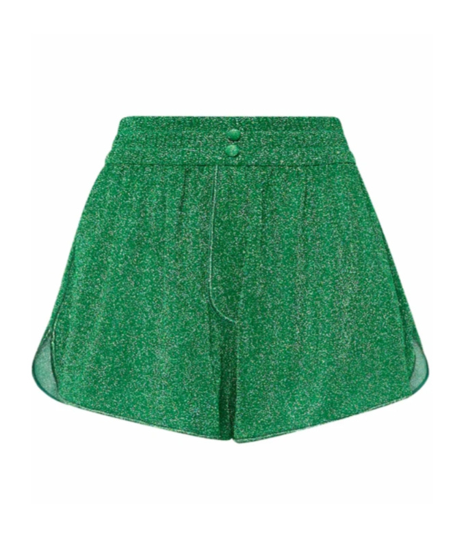 OSEREE LUMIÈRE METALLIC-THREADING SHORTS