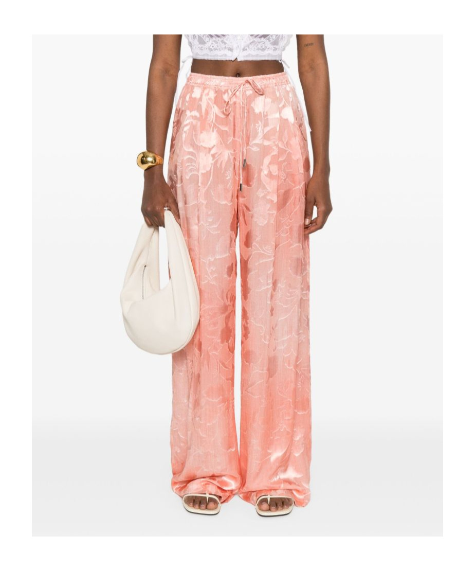 Ermanno Scervino Floral-jacquard Trousers