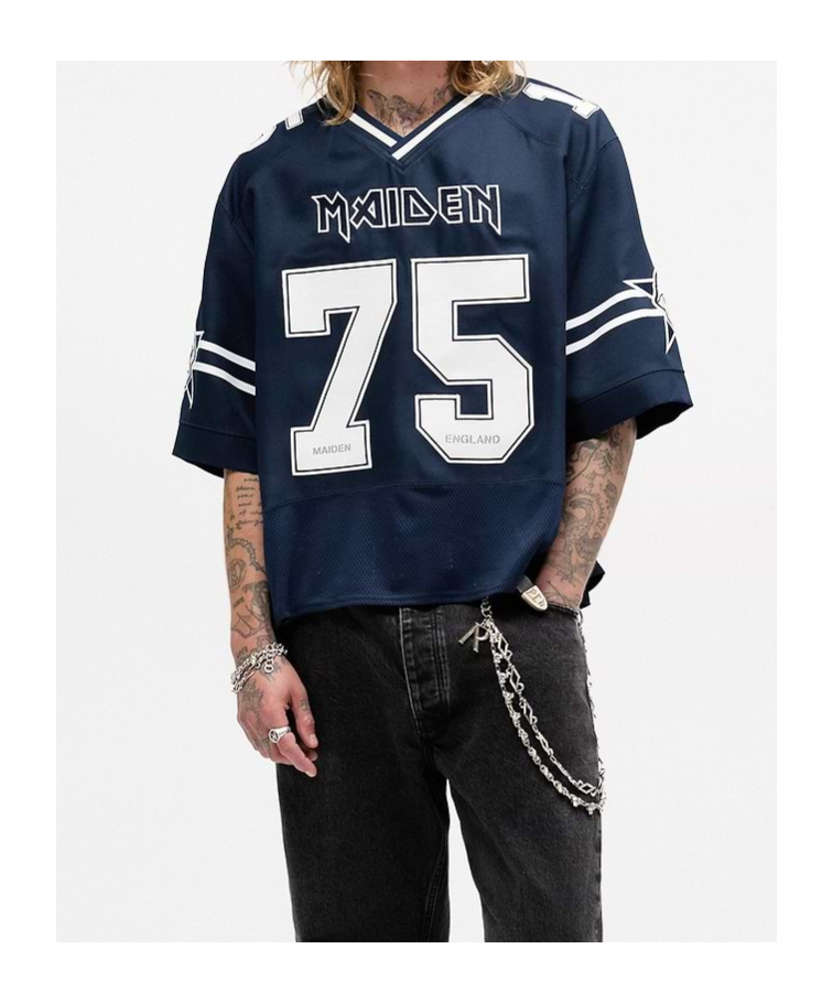 Represent X Iron Maiden Anniversary Jersey In Blue