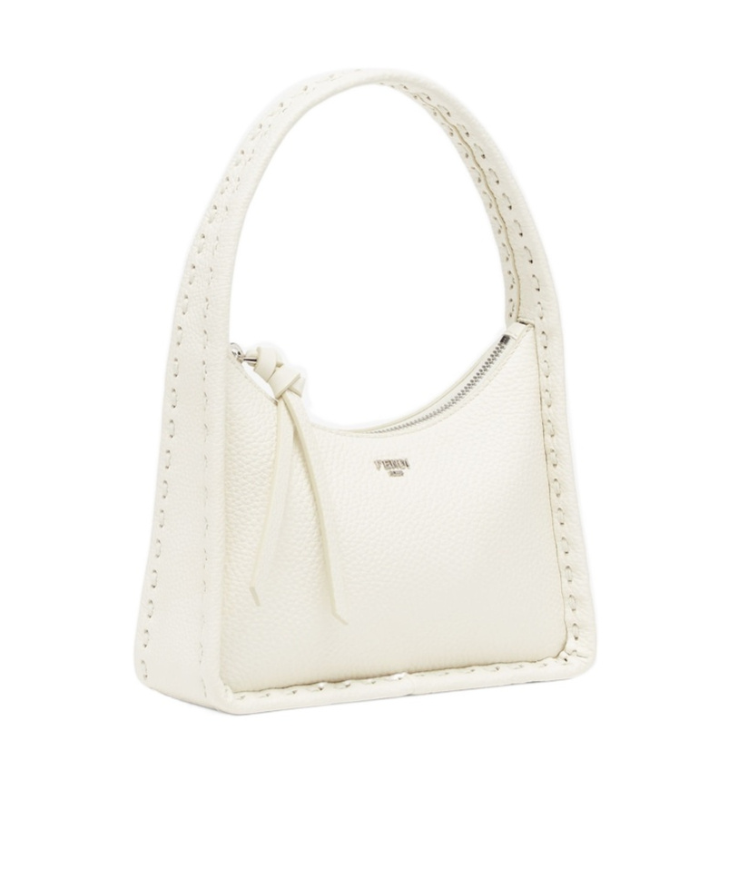 Fendi Mini Fendessence Selleria Tote Bag In White