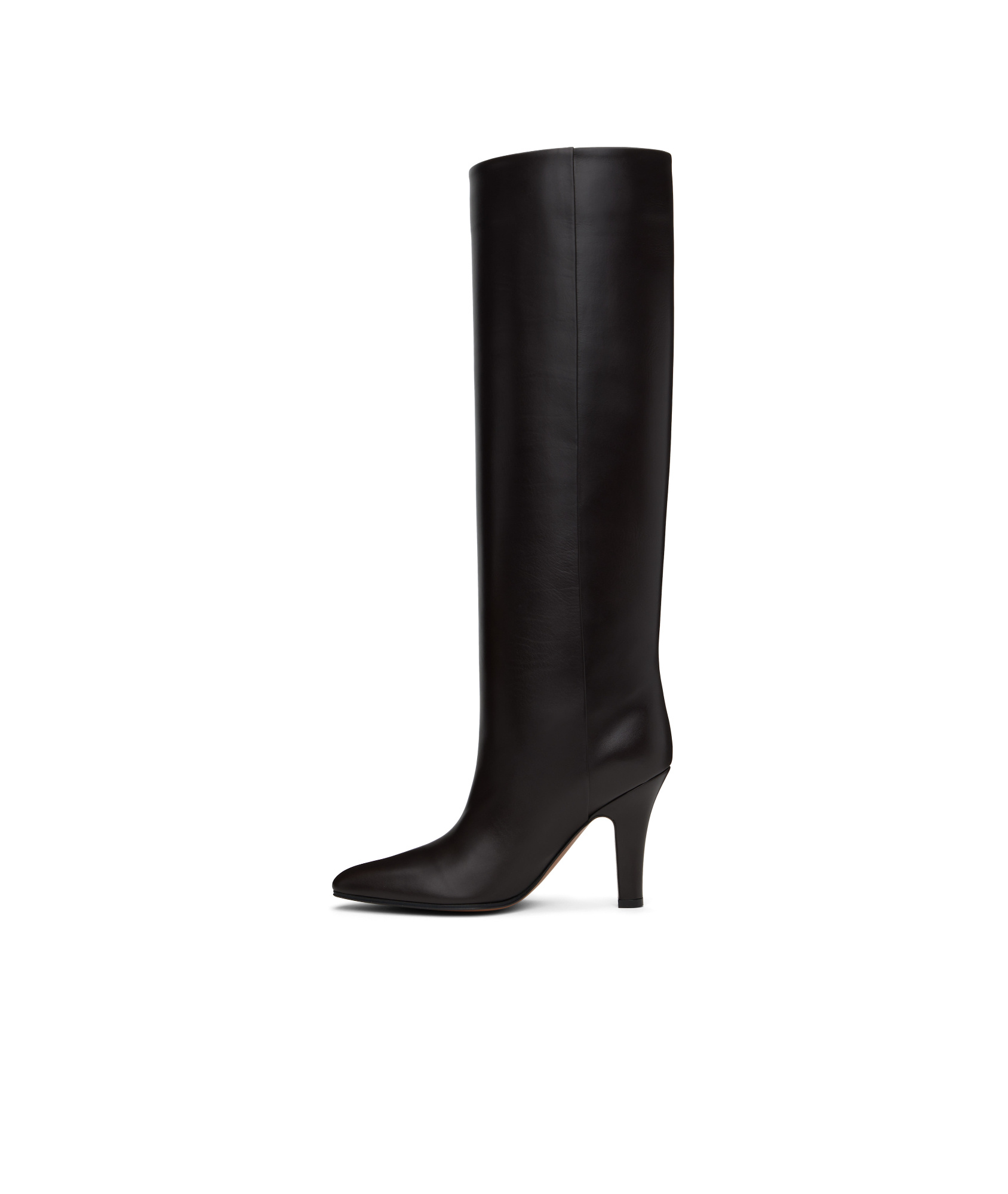 The Row Round-head Boots In Black