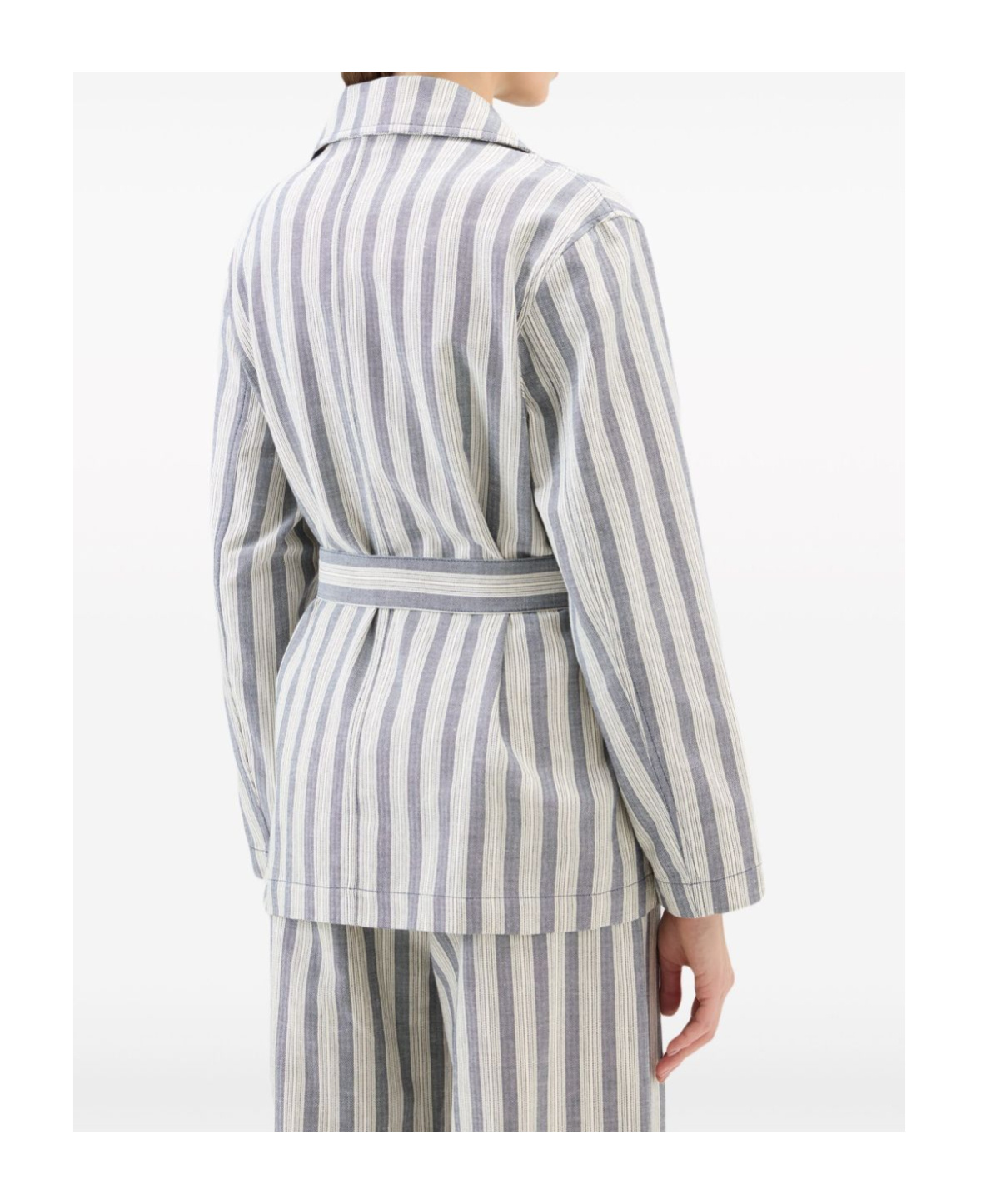 Woolrich Striped Belted Shirt