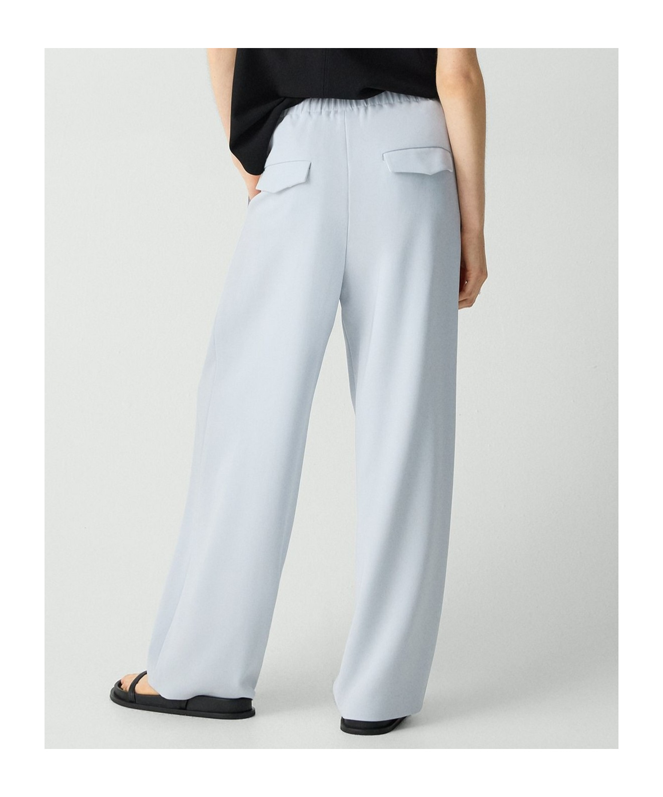 Theory Pleated Crepe Trousers