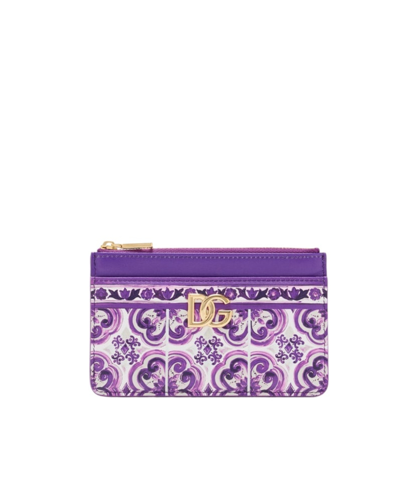 Dolce & Gabbana Dolce Gabbana Majolica Printed Card Case