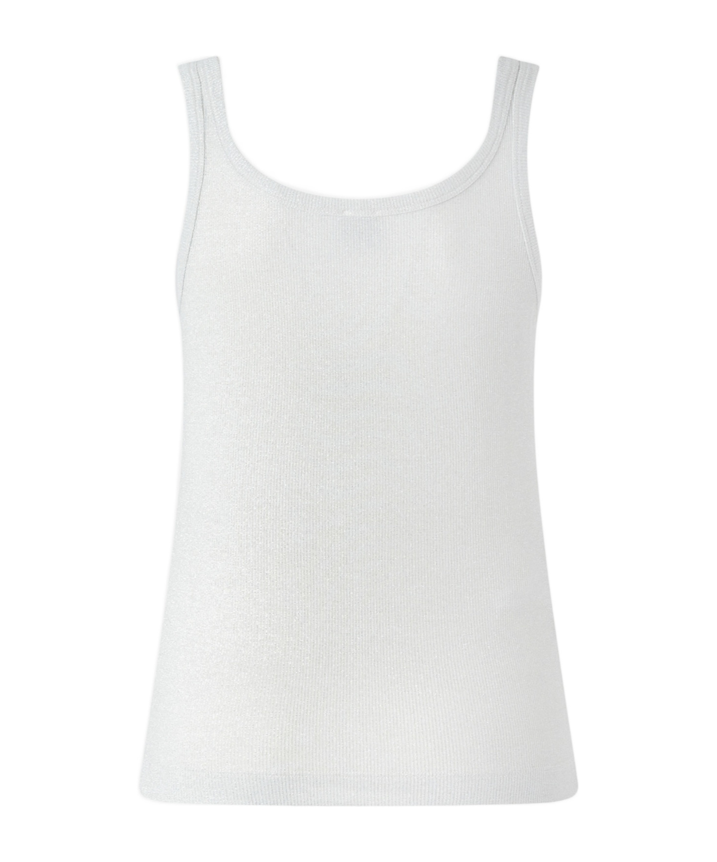 Shop Pinko Metallic Tank Top In White