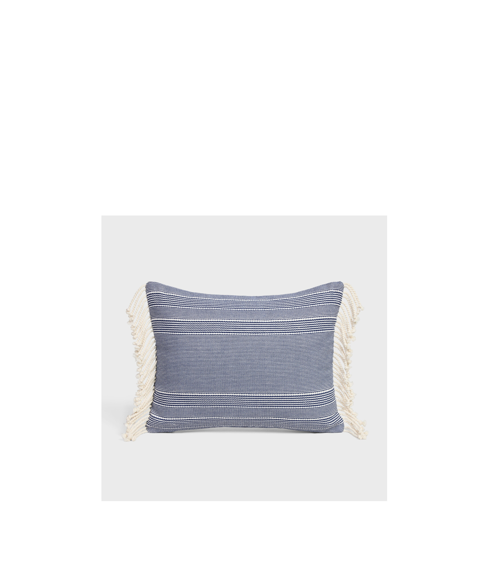 CELINE TRIOMPHE CUSHION IN STRIPED COTTON