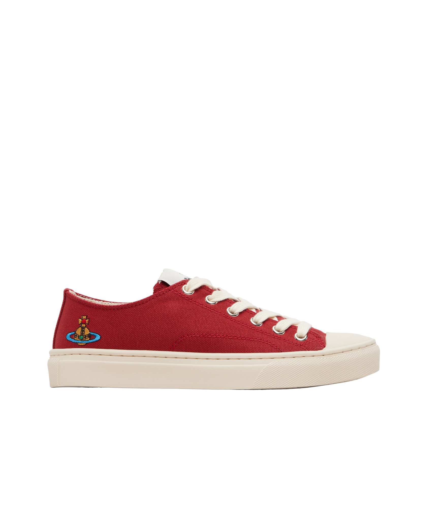 Vivienne Westwood Red Low Top Plimsoll Sneakers In Red