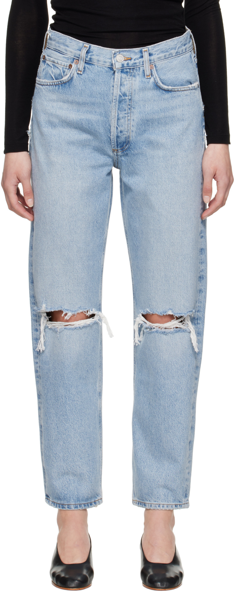 Agolde Jeans With Belt Loops