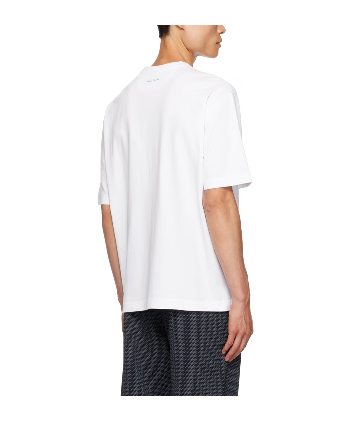 Shop Paul Smith Graphic-print Cotton T-shirt In White