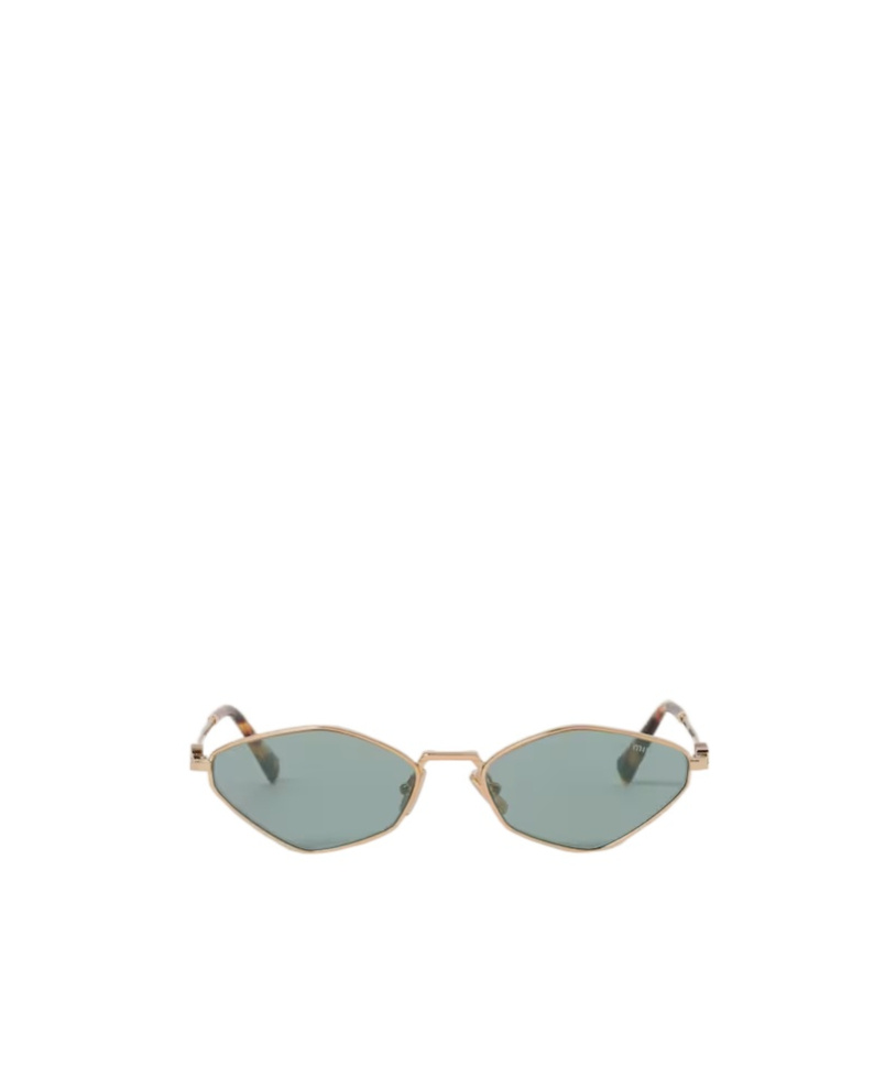 Miu Miu Geometric Frame Sunglasses