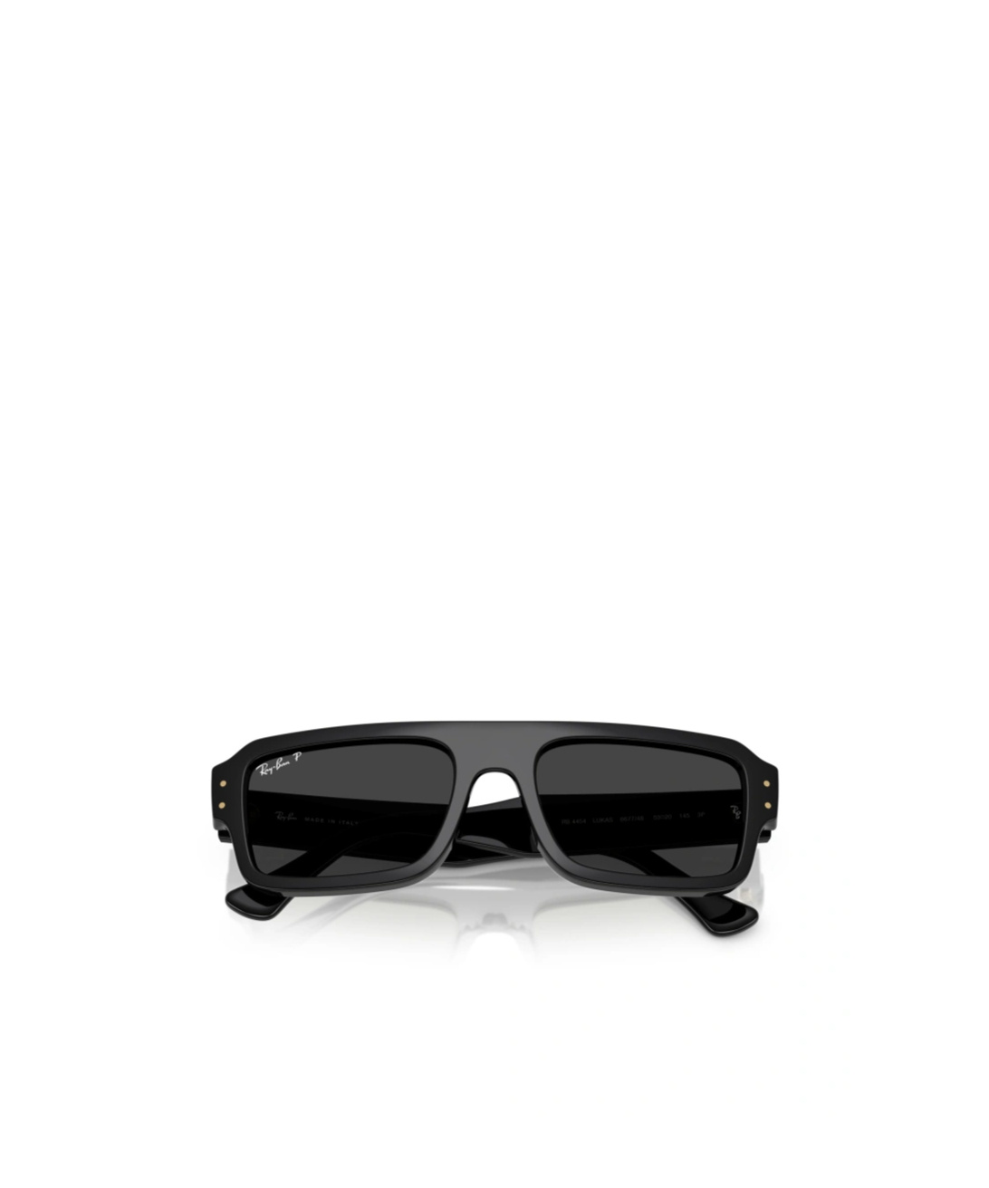 Ray Ban Ray-ban 56mm Polarized Rectangular Sunglasses In Black