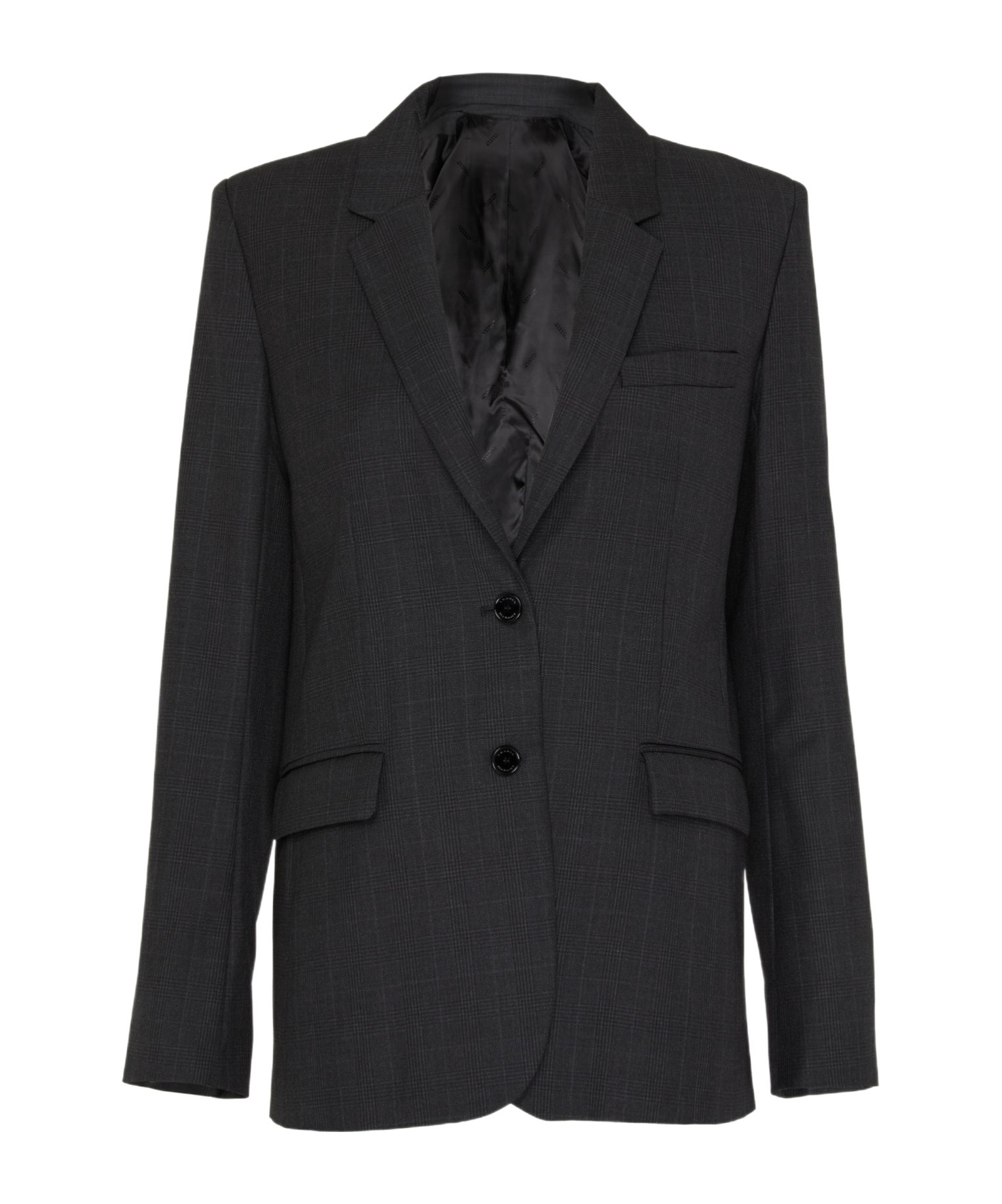 Isabel Marant Long-sleeved Suit Jacket In Black