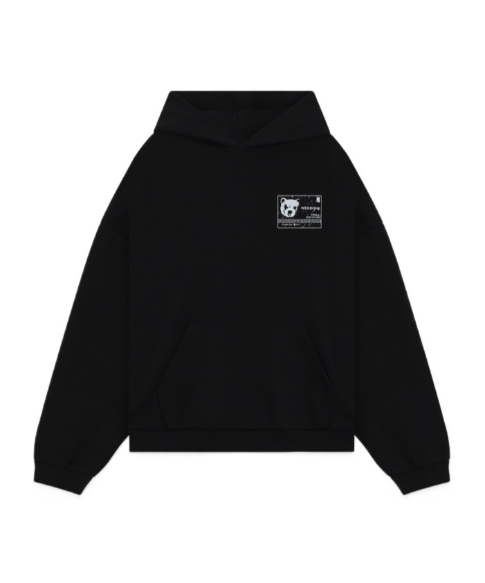 We11 Done Dna Hoodie In Black