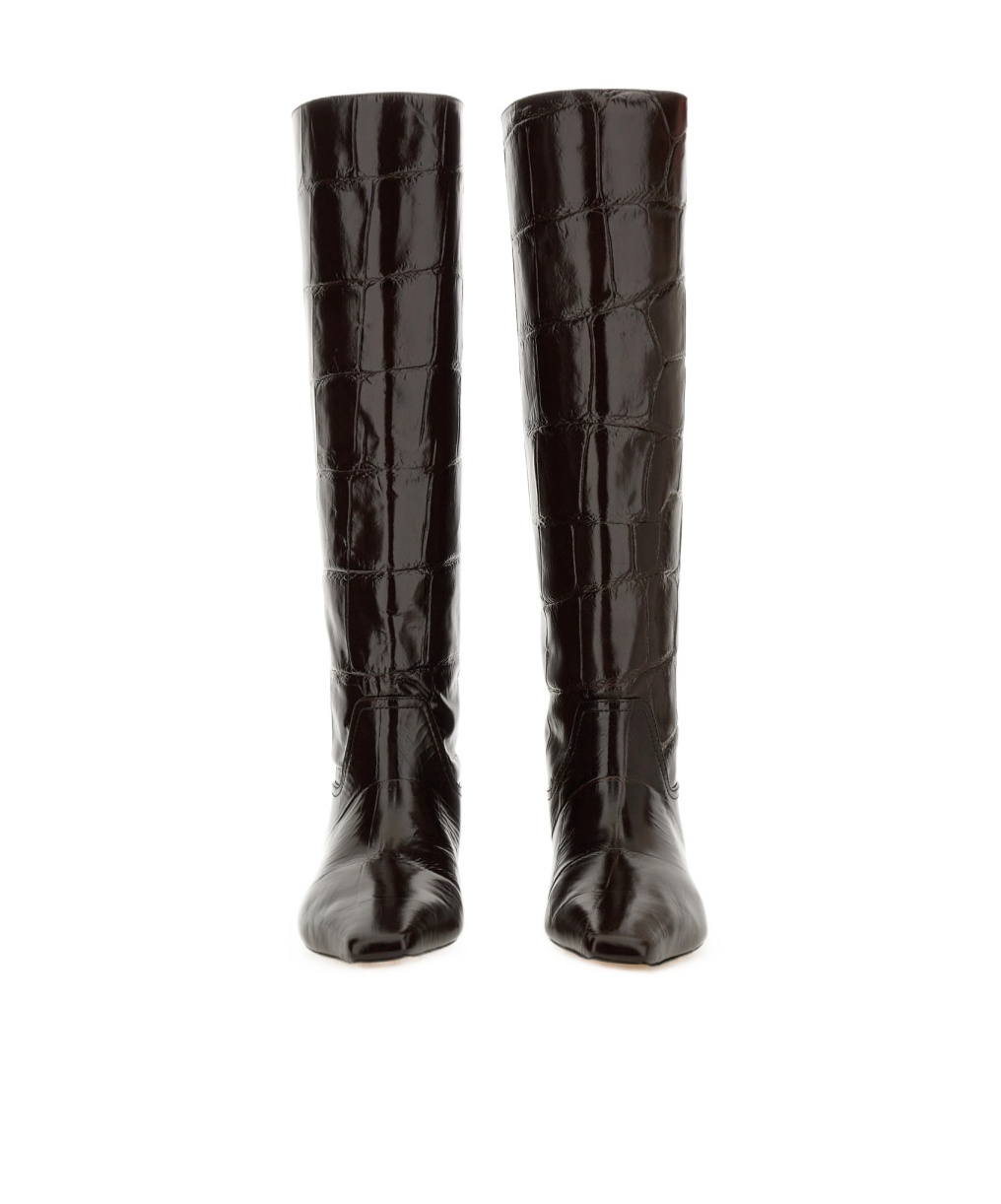 Paris Texas Square Toe Ankle Boots