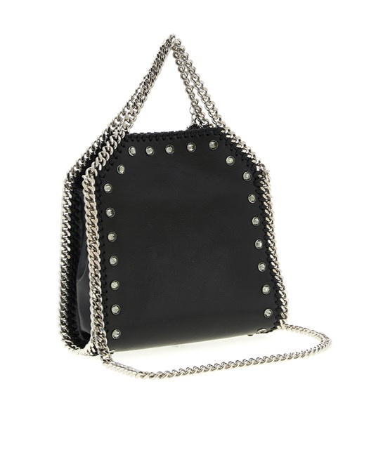 Stella Mccartney Tiny Falabella Handbag In Black