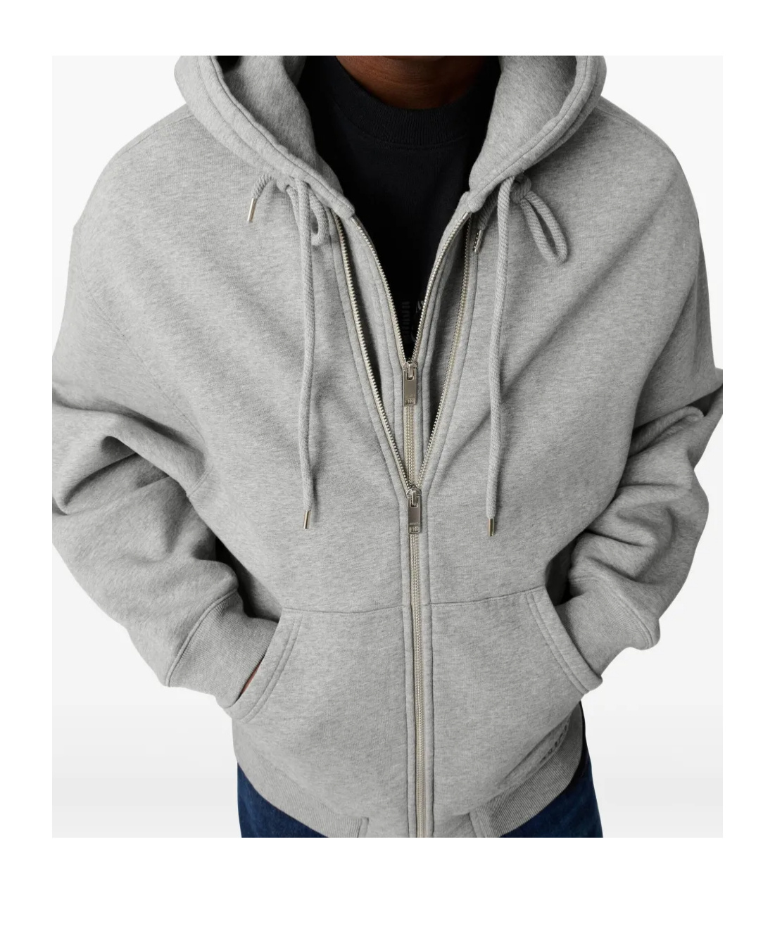 Axel Arigato Men Zip Hoodie In Gray