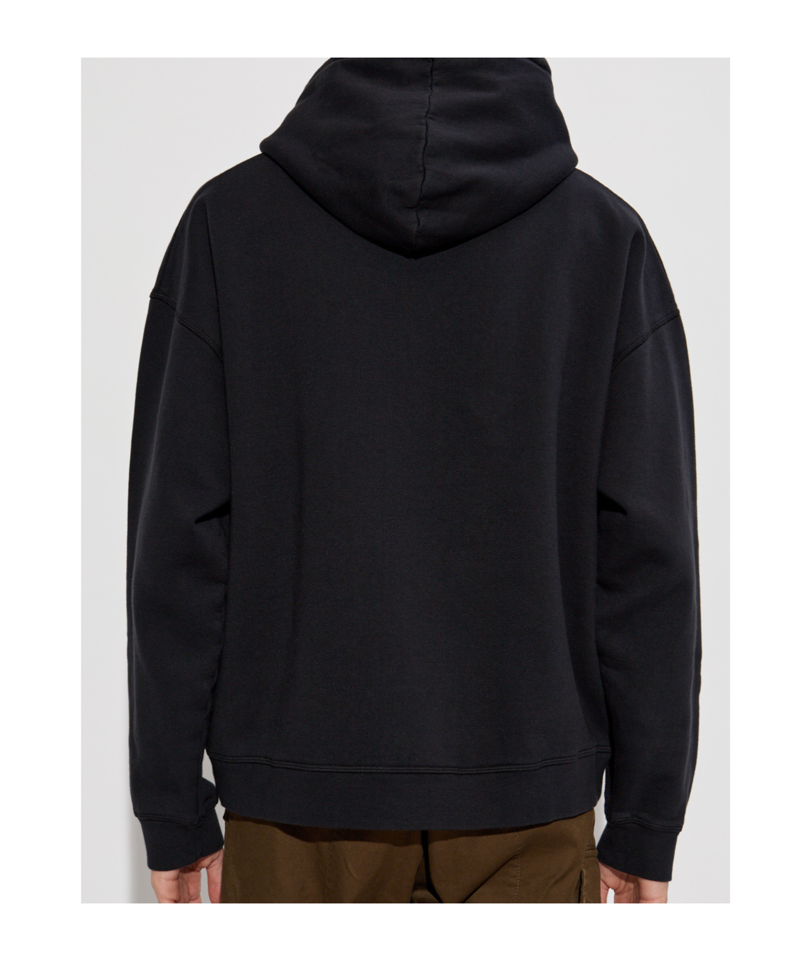 Dsquared2 Logo-patch Hoodie In Black